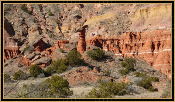 Palo Duro Canyon State Park - GSL Trail - Hoodoos