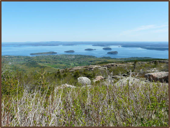 Aussicht vom Gipfel des Cadillac Mountain