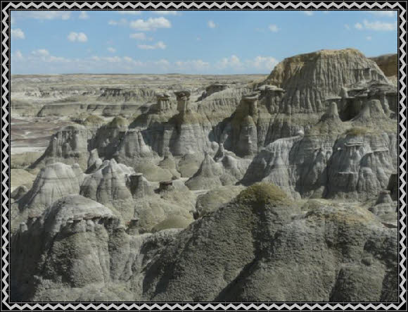 Hoodoo Gruppe in einem der Seitentäler