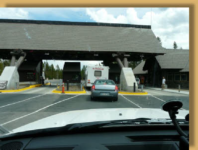 Westeingang zum Yellowstone Np.