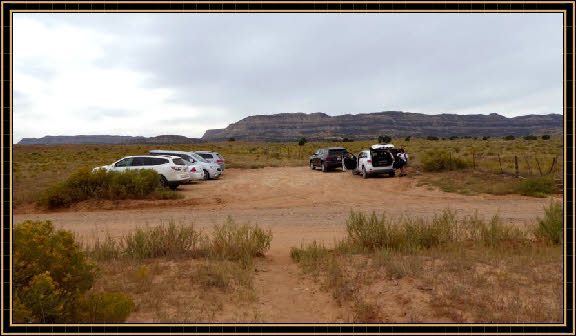 Parkplatz an der HITRR bei GPS 37.639480, -111.44558