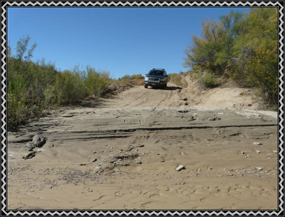 Wash vor dem Blue Canyon