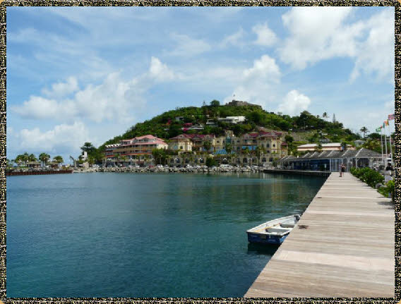 Marigot die Hauptstadt des französischen Teils der Insel