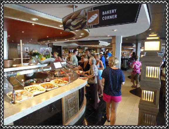 Buffet im Calumet & Manitou Restaurant auf Deck 14