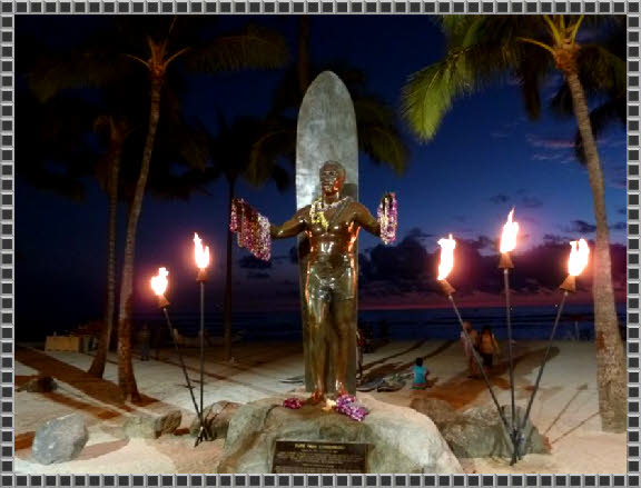 Statue von Duke Kahanamoku