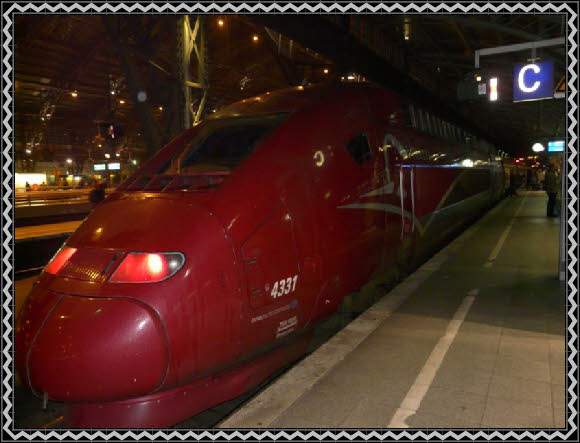 Mit dem Thalys Richtung Brüssel