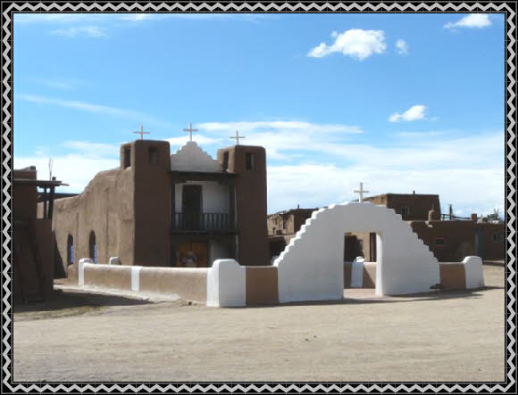 Kirche in Taos Pueblo