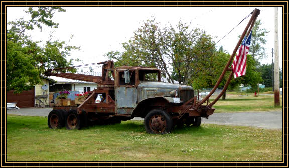 Oldtimer Ortseingang Forks