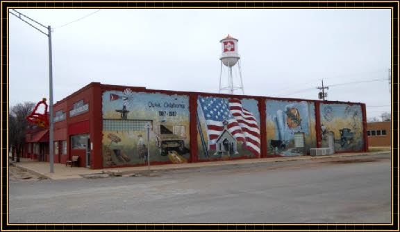 Murals in Duke - Oklahoma