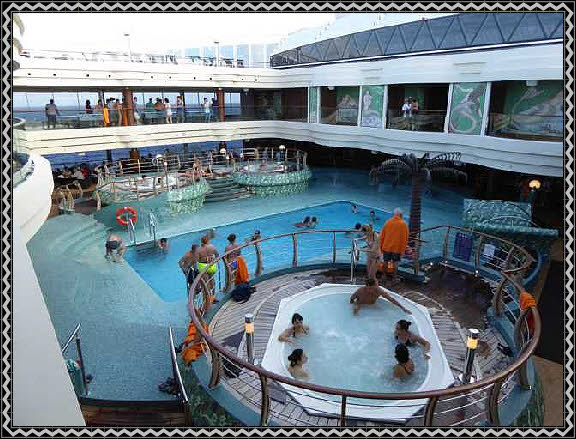 Aquapark mit Whirlpools